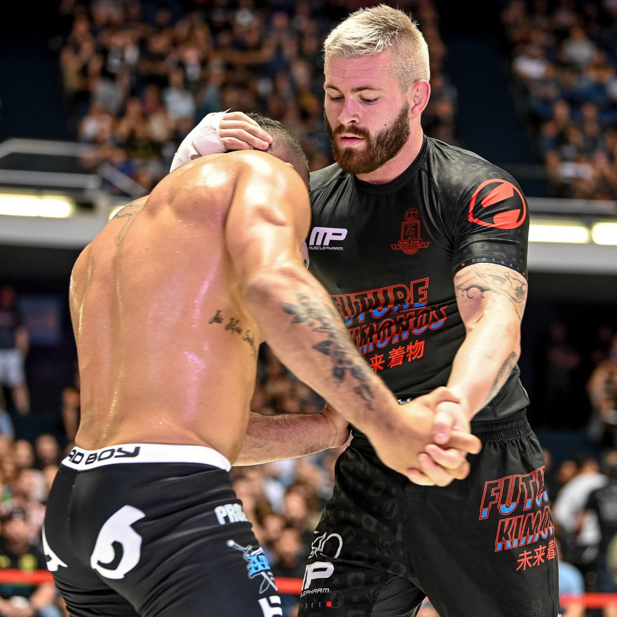 Gordon Ryan ADCC 2019 Rash Guard Black EARN THE GLORY