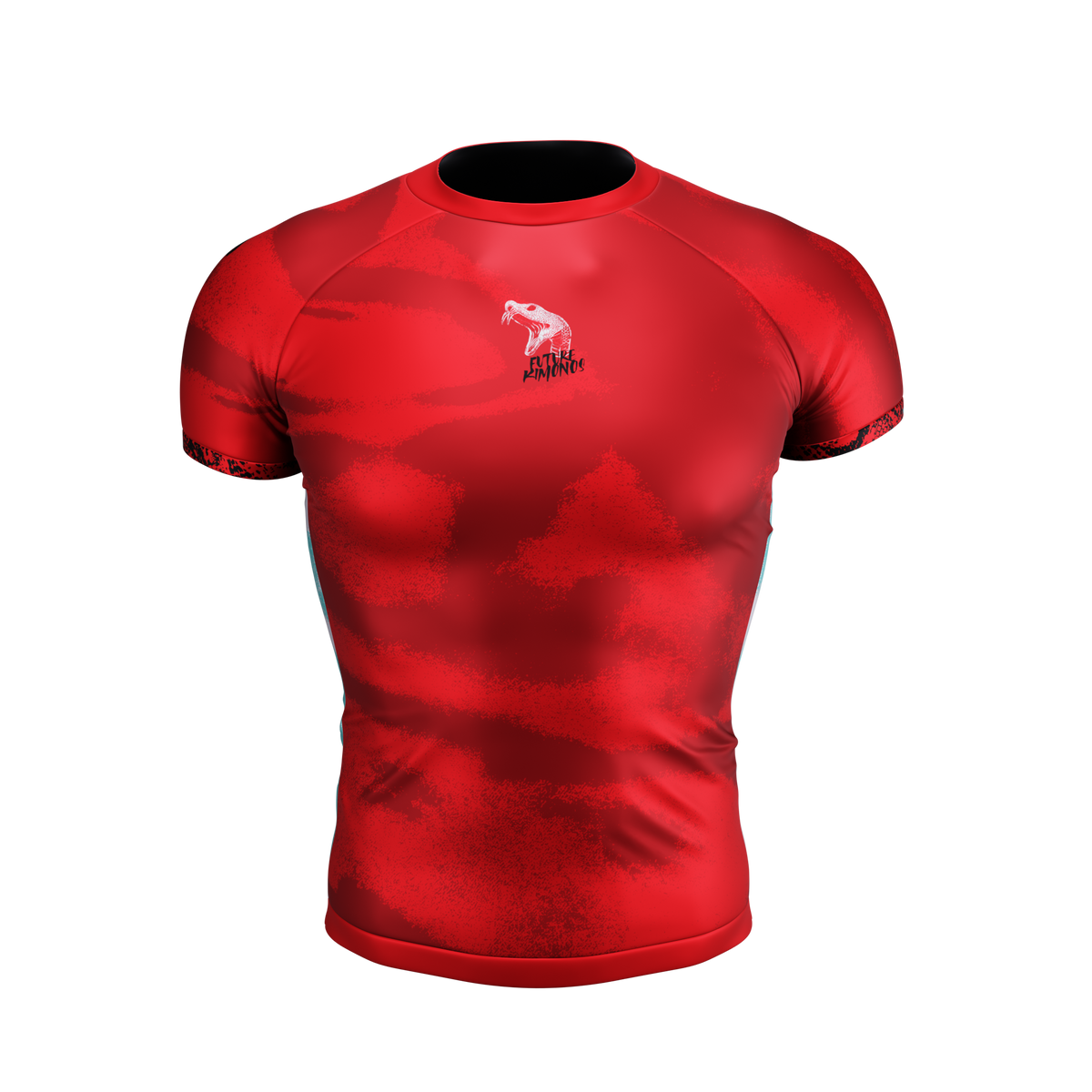 SERPENT CORE - Short Sleeve Rash Guard - Red – EARN THE GLORY