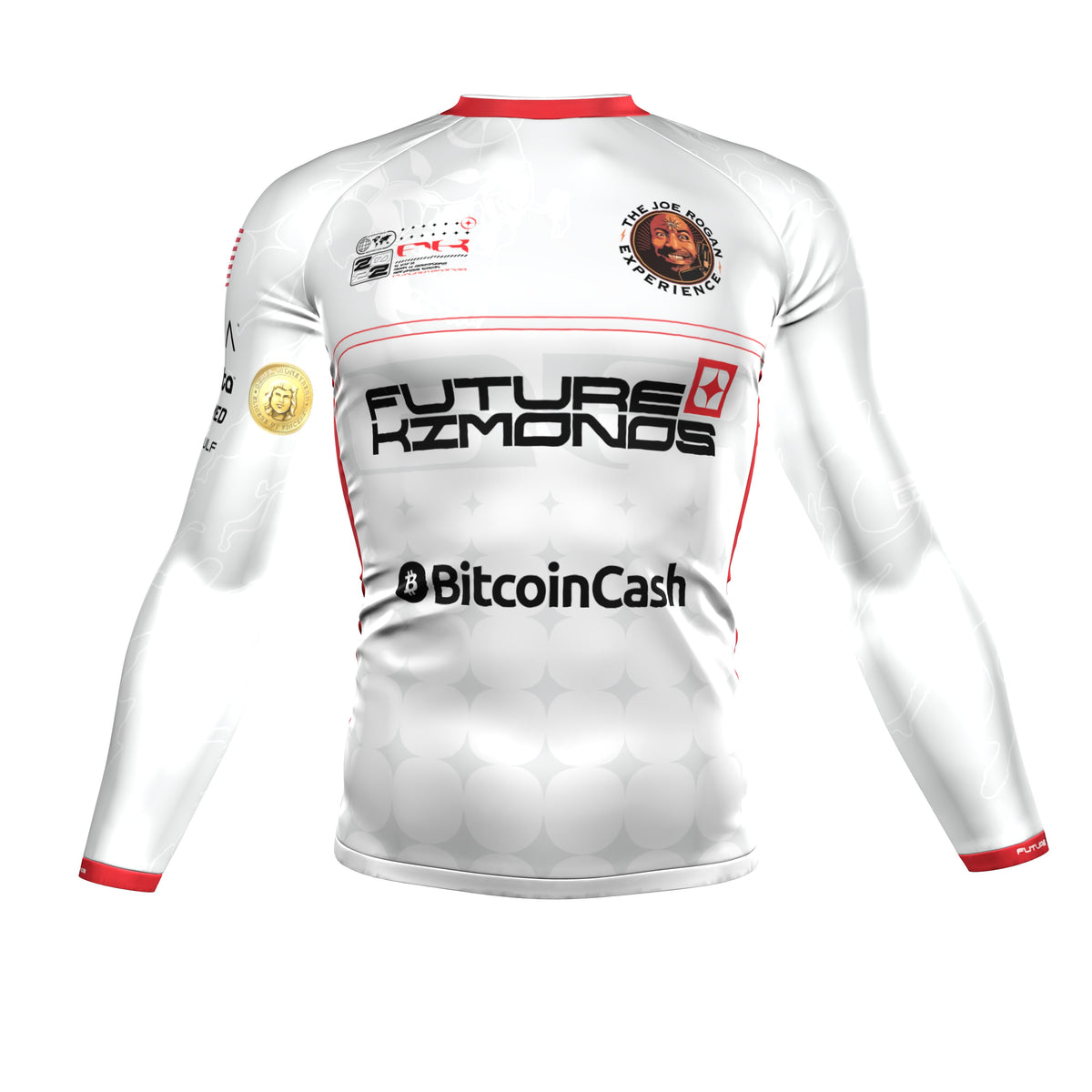 Gordon Ryan ADCC 2022 White Long Sleeve Rash Guard MIRAI GROUP