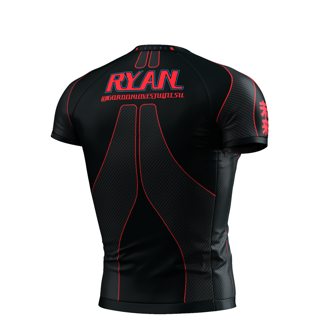 Gordon King Ryan 2020 - Short Sleeve Rash Guard Black
