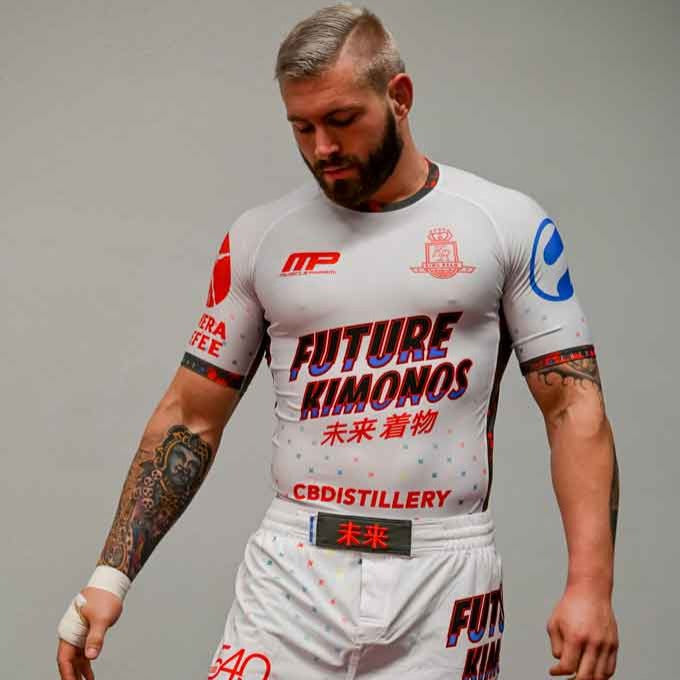 Gordon Ryan - ADCC 2019 Rash Guard White