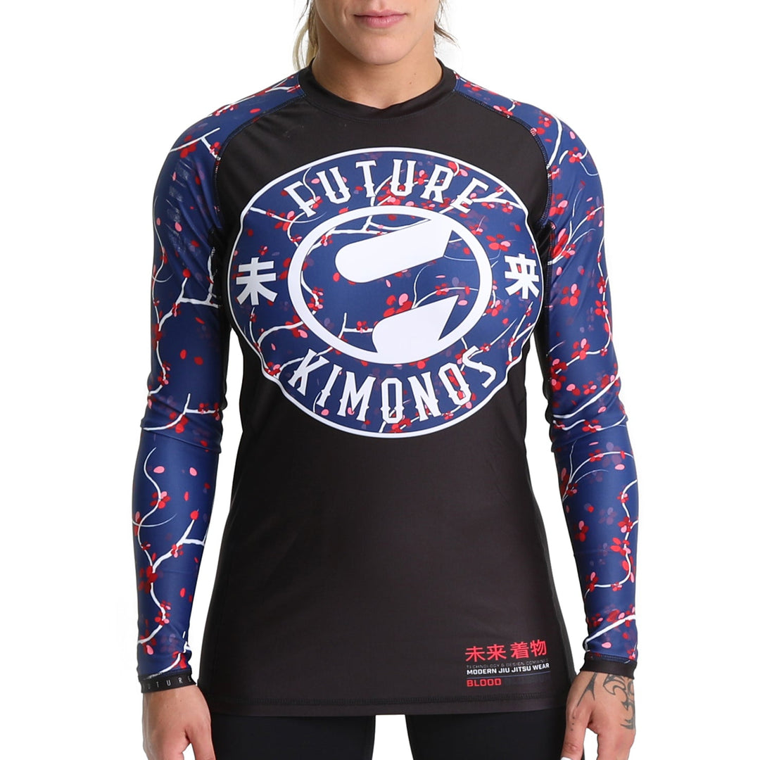 Blood Blossom - Long Sleeve Rash Guard