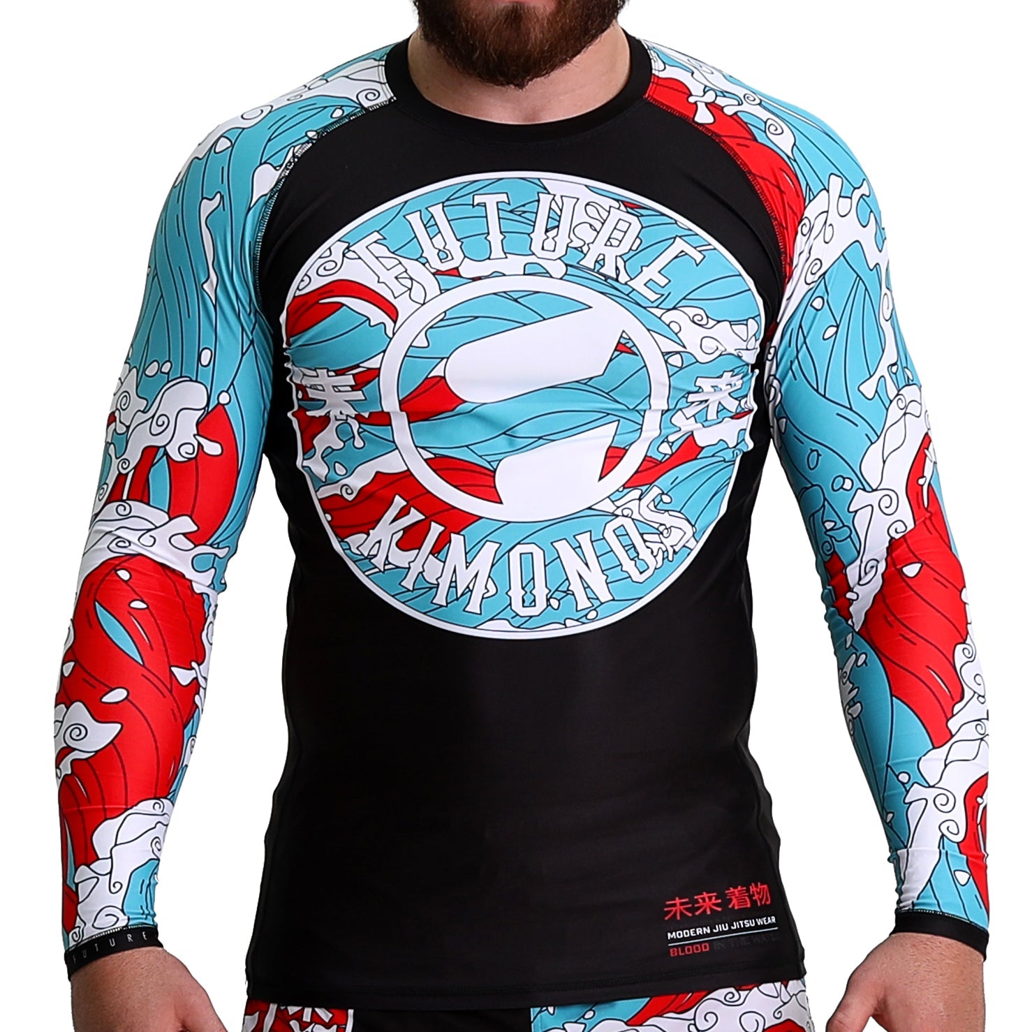 Blood In The Water - Long Sleeve Rash Guard – EARN THE GLORY