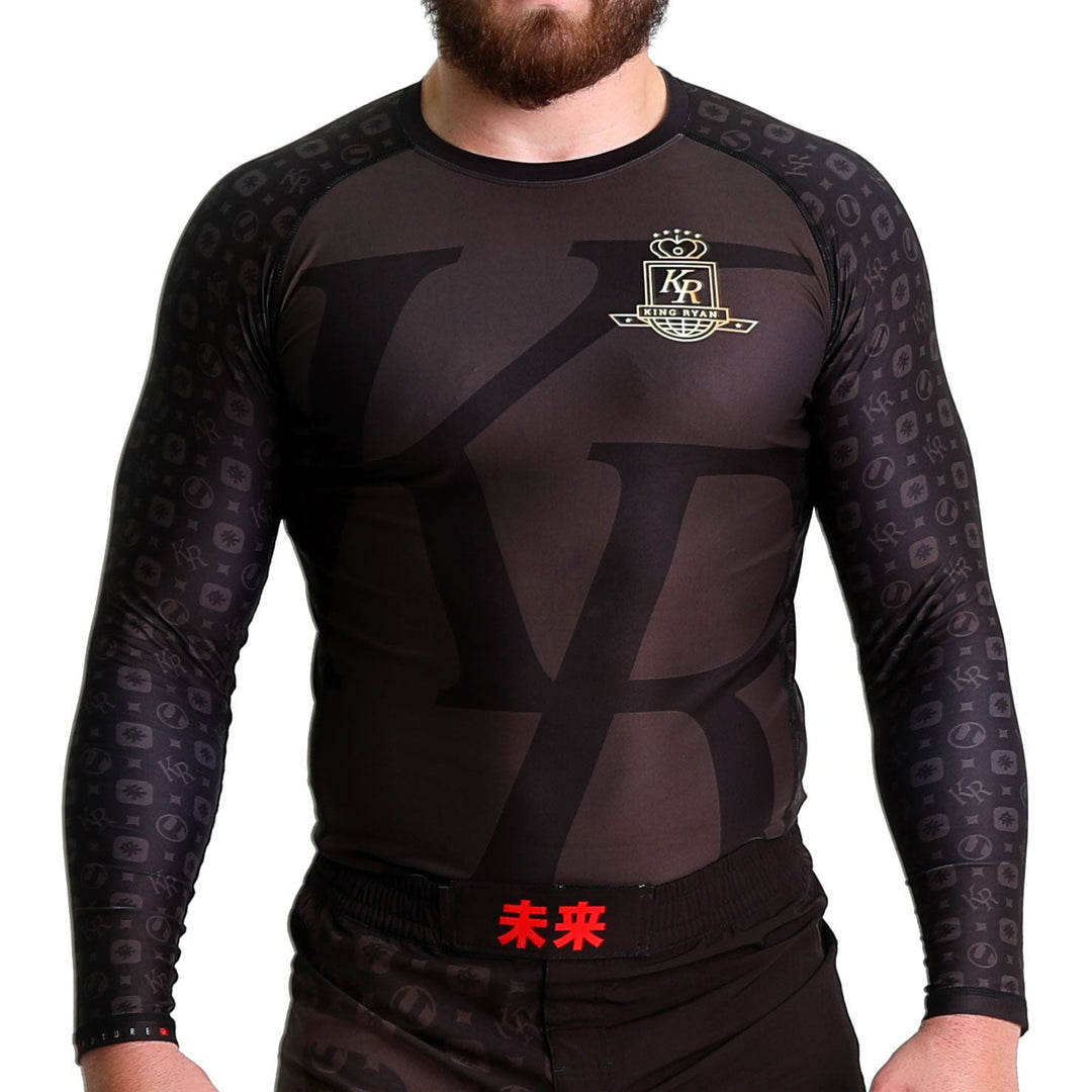 KING RYAN - Black Long Sleeve Rash Guard