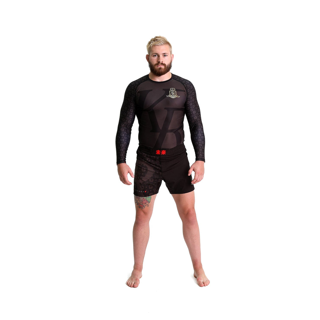 KING RYAN - Black Long Sleeve Rash Guard