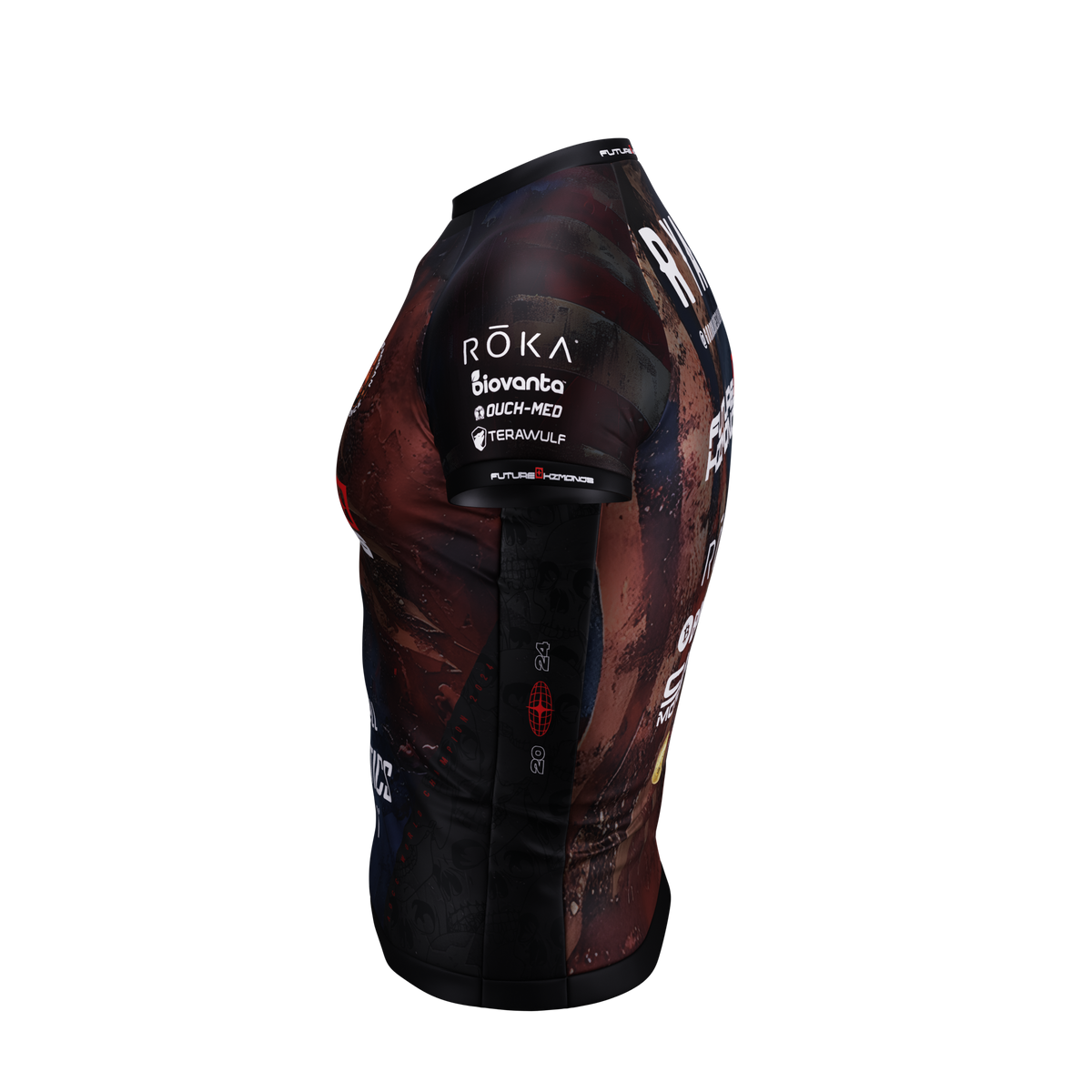 Gordon Ryan ADCC 2024 USA short sleeve rash guard, left side