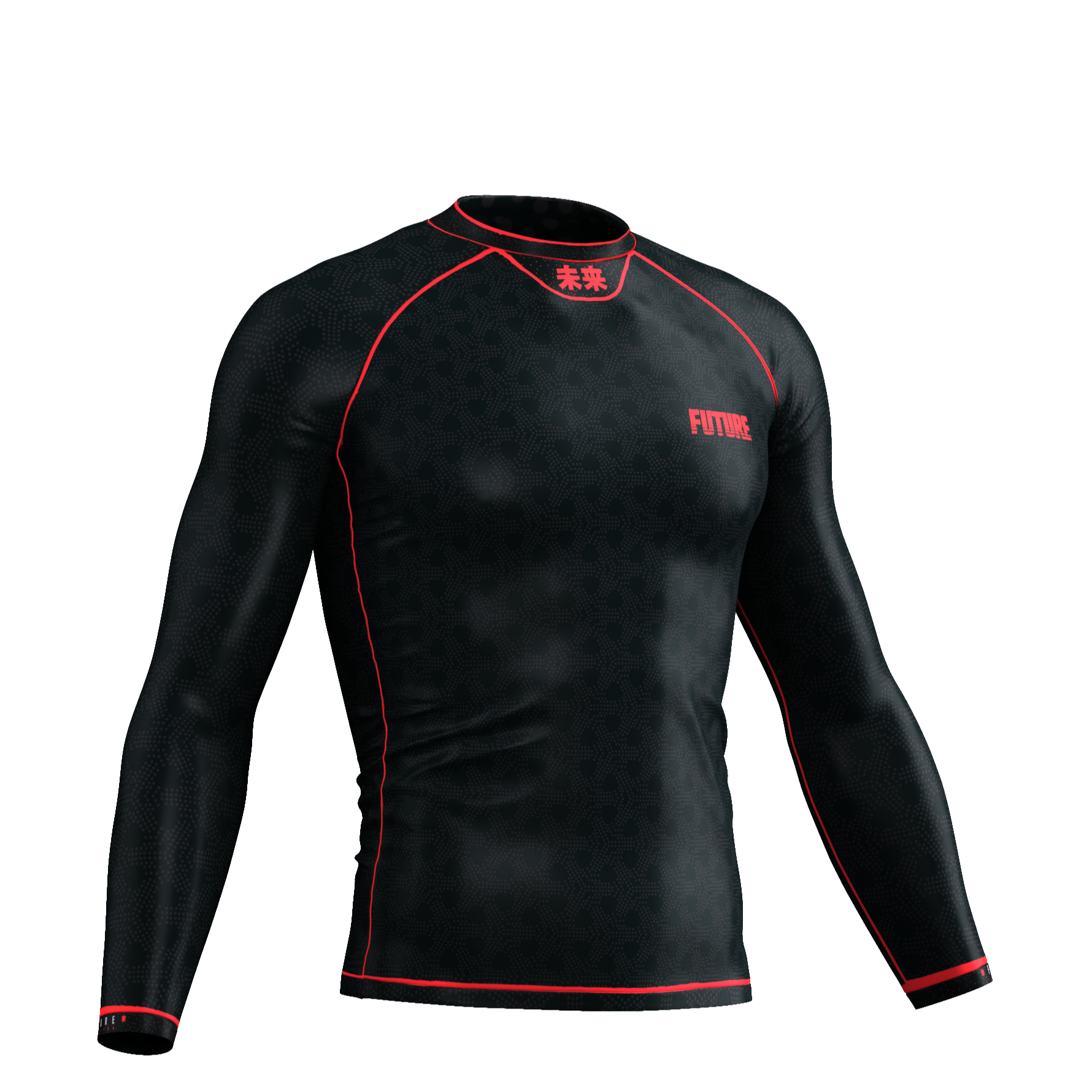 Horizon - Black Long Sleeve Rash Guard – EARN THE GLORY