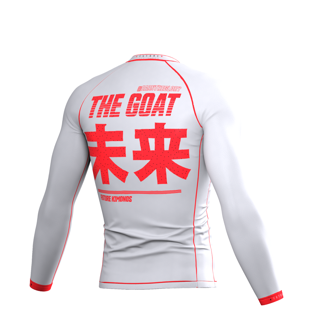 Horizon - White Long Sleeve Rash Guard – EARN THE GLORY