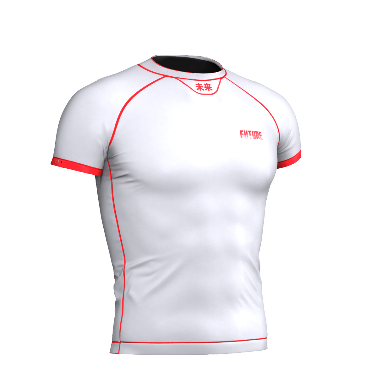 Horizon - White Short Sleeve Rash Guard – EARN THE GLORY
