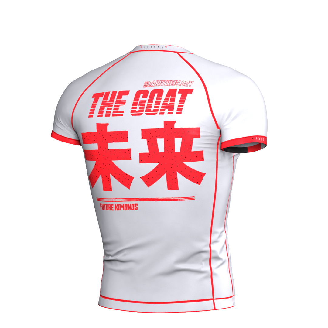 Horizon - White Short Sleeve Rash Guard