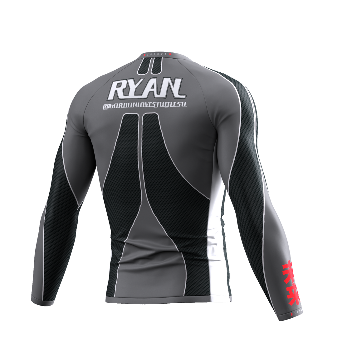 Gordon King Ryan 2020 - Long Sleeve Rash Guard Grey