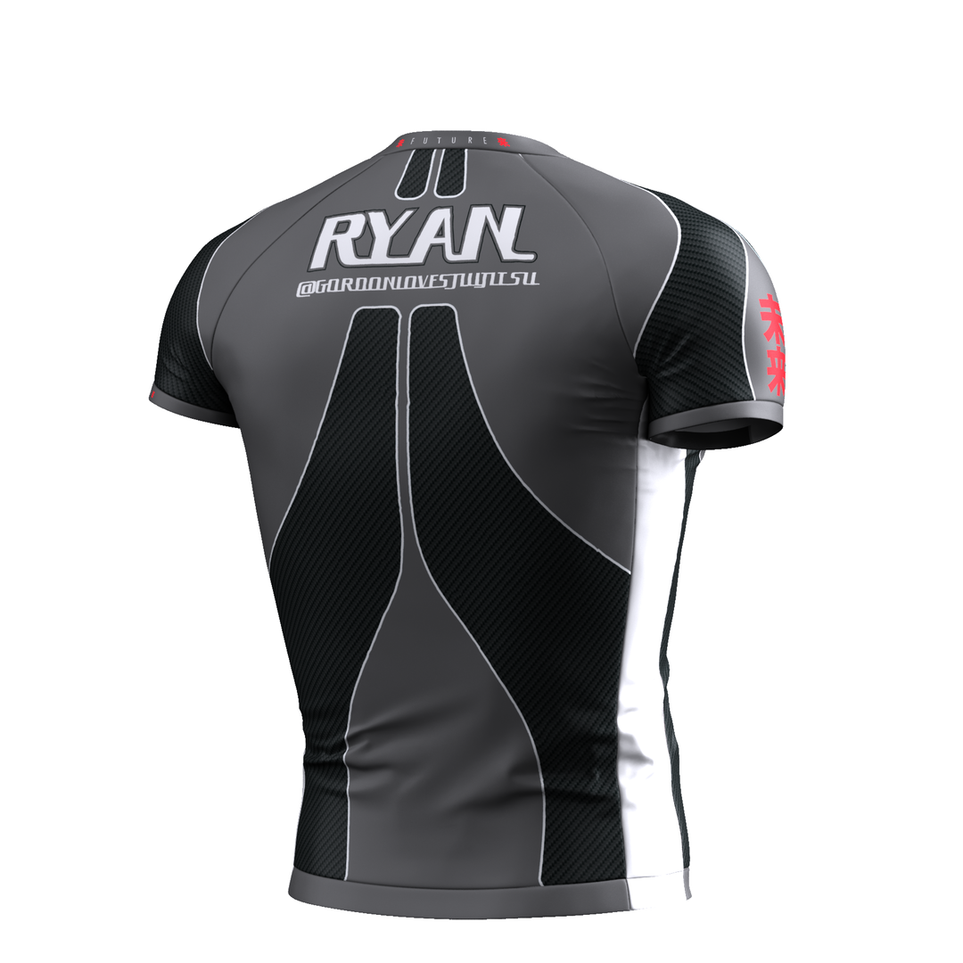 Gordon King Ryan 2020 - Short Sleeve Rash Guard Grey