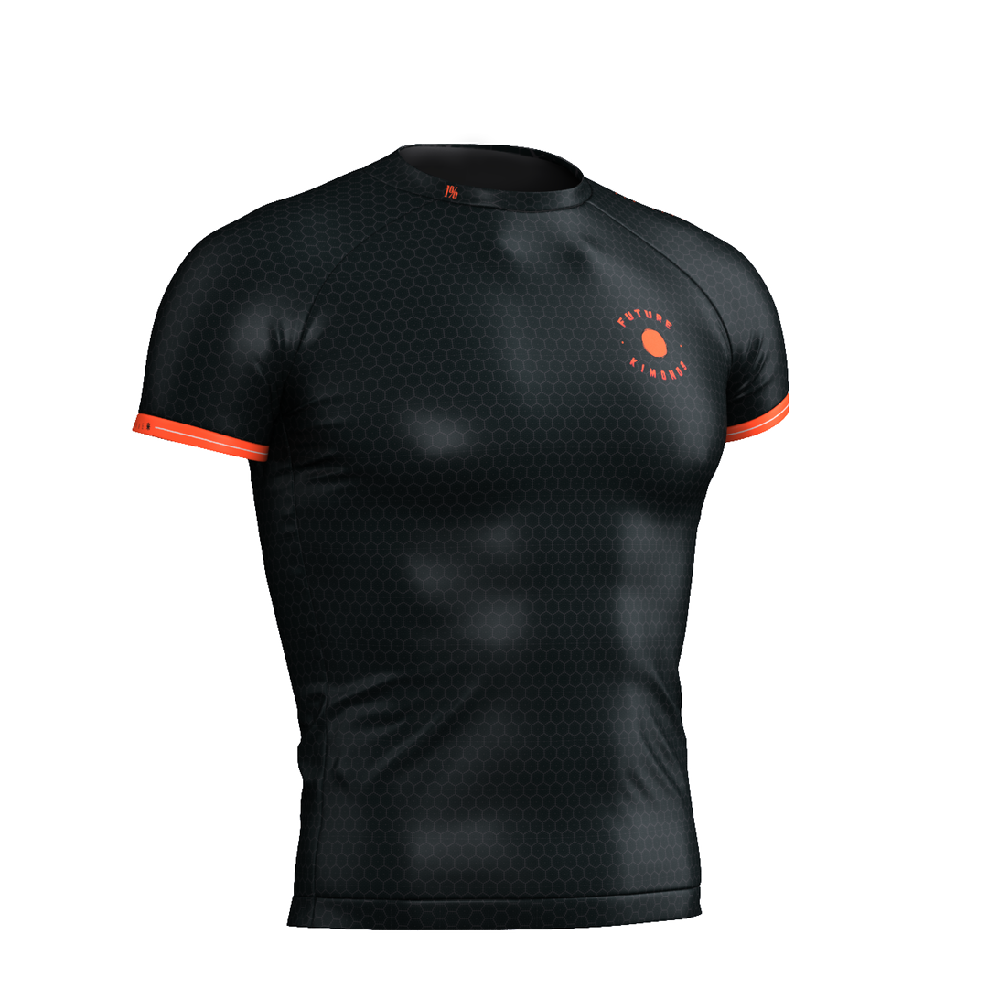 Immortal Samurai - Black Short Sleeve Rash Guard