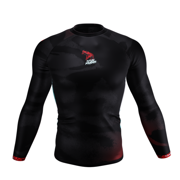 SERPENT CORE - Long Sleeve Rash Guard - Black – EARN THE GLORY