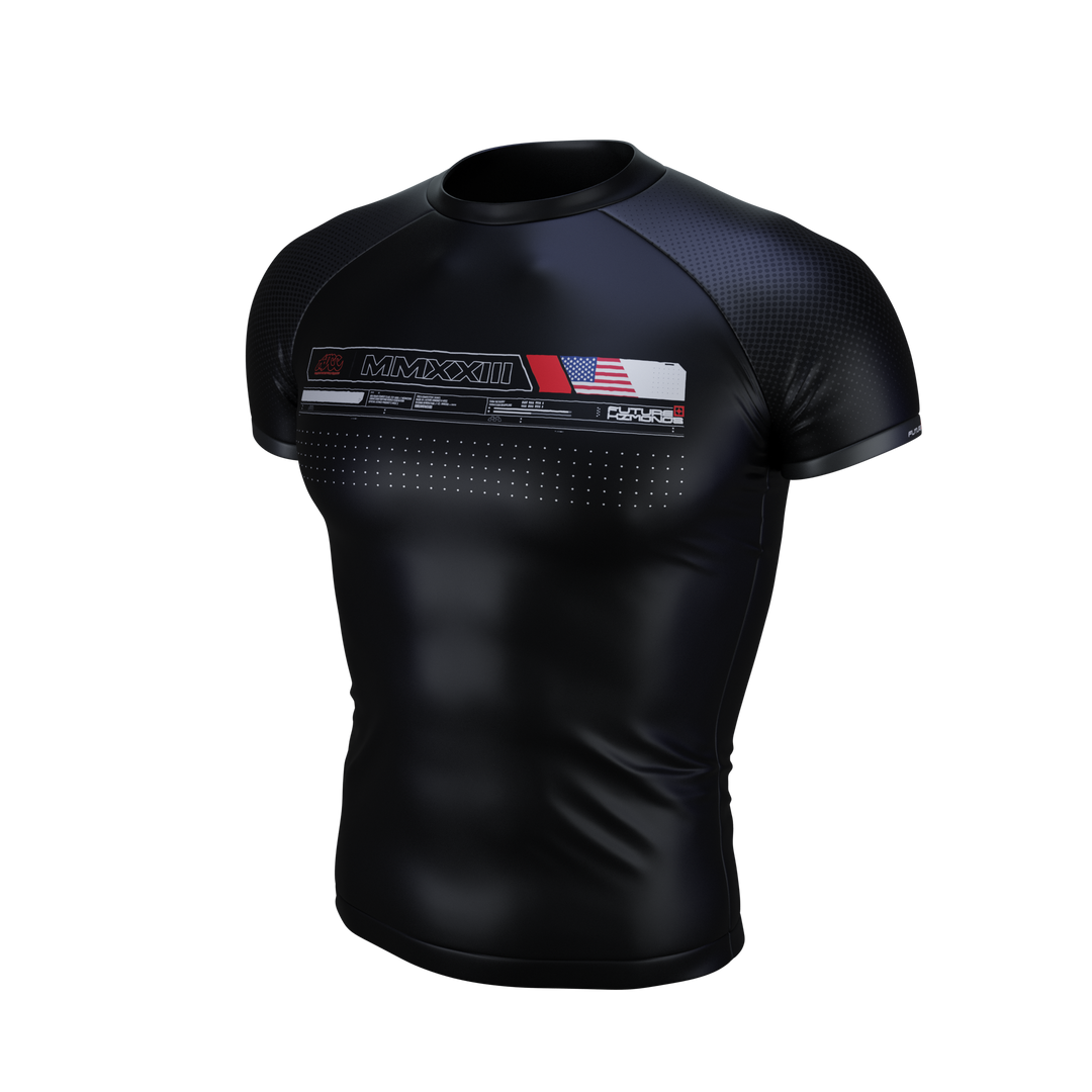 ADCC 2023 Competitor Series - BLACK Short Sleeve Rash Guard