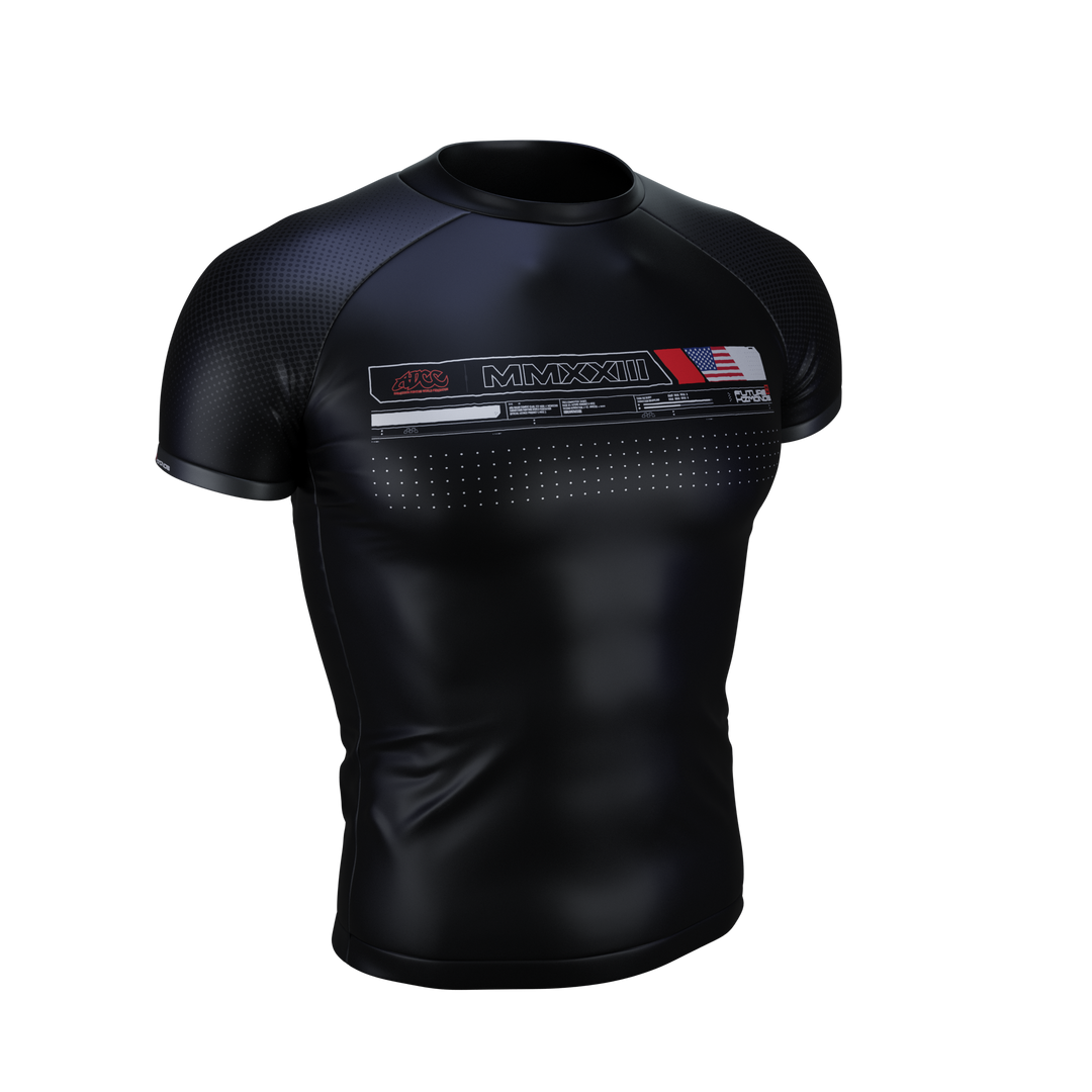 ADCC 2023 Competitor Series - BLACK Short Sleeve Rash Guard