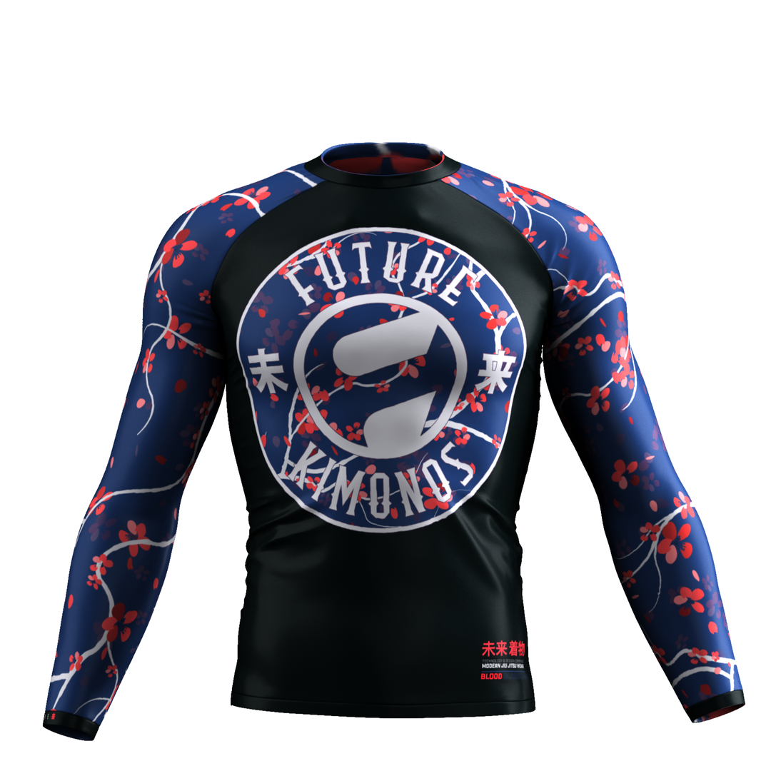 Blood Blossom - Long Sleeve Rash Guard