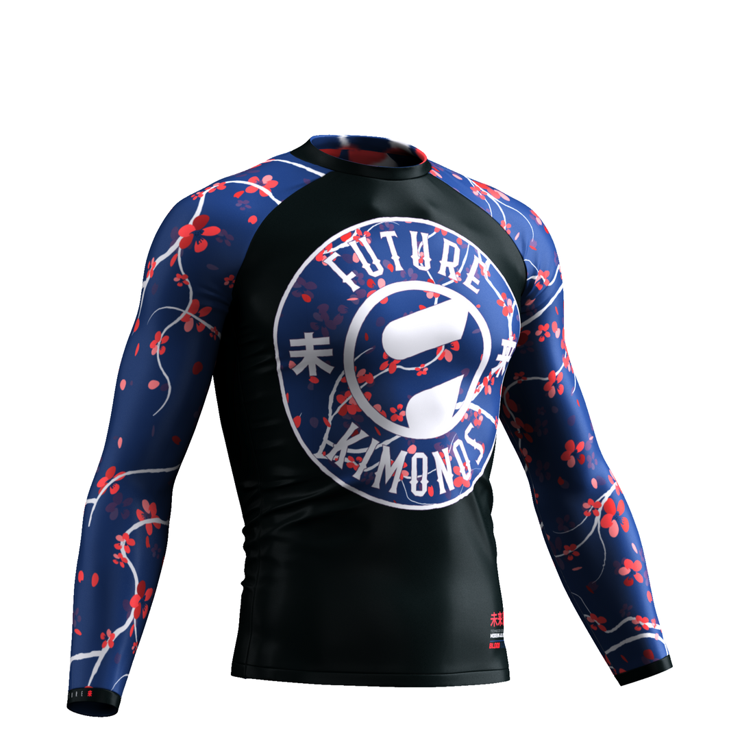 Blood Blossom - Long Sleeve Rash Guard