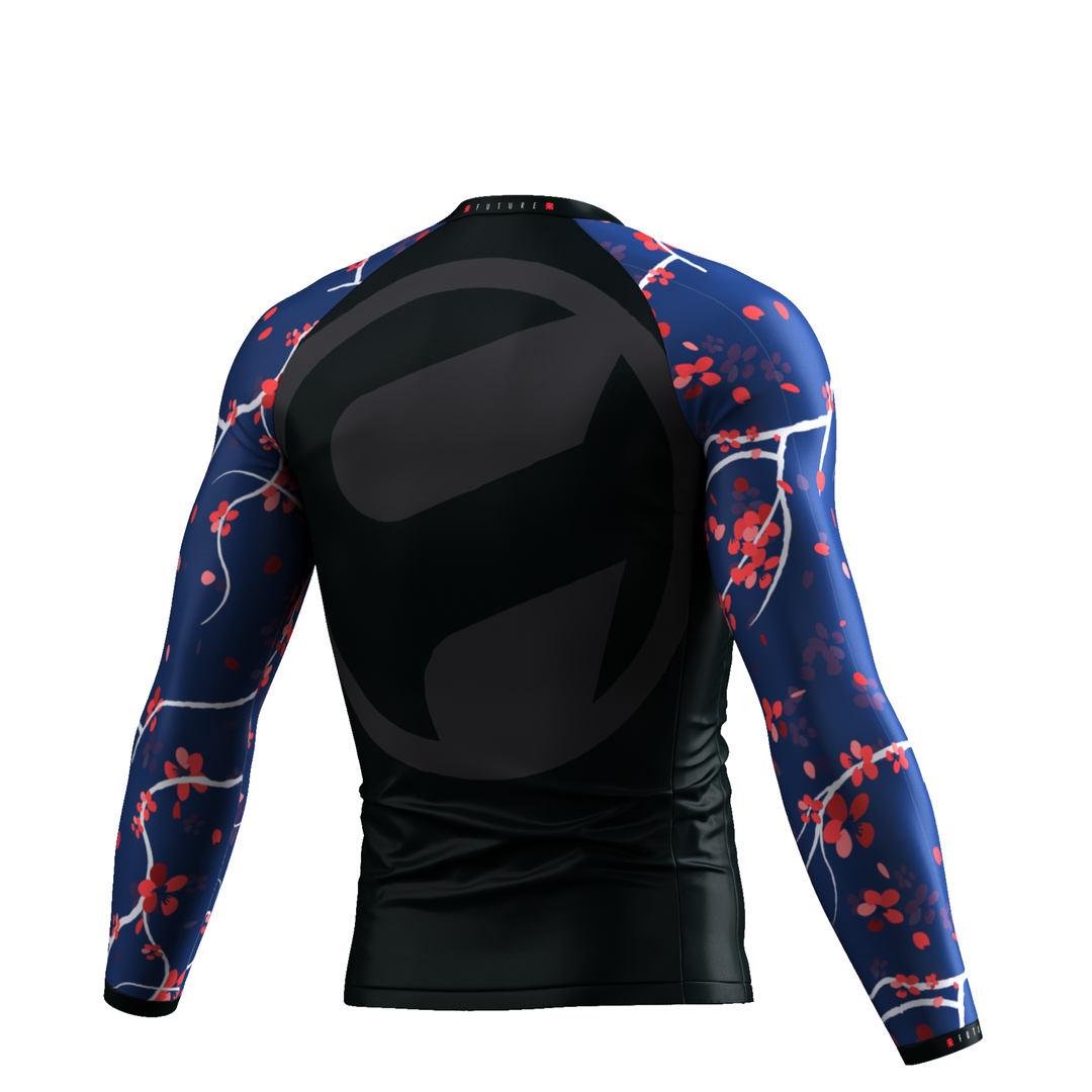 Blood Blossom - Long Sleeve Rash Guard