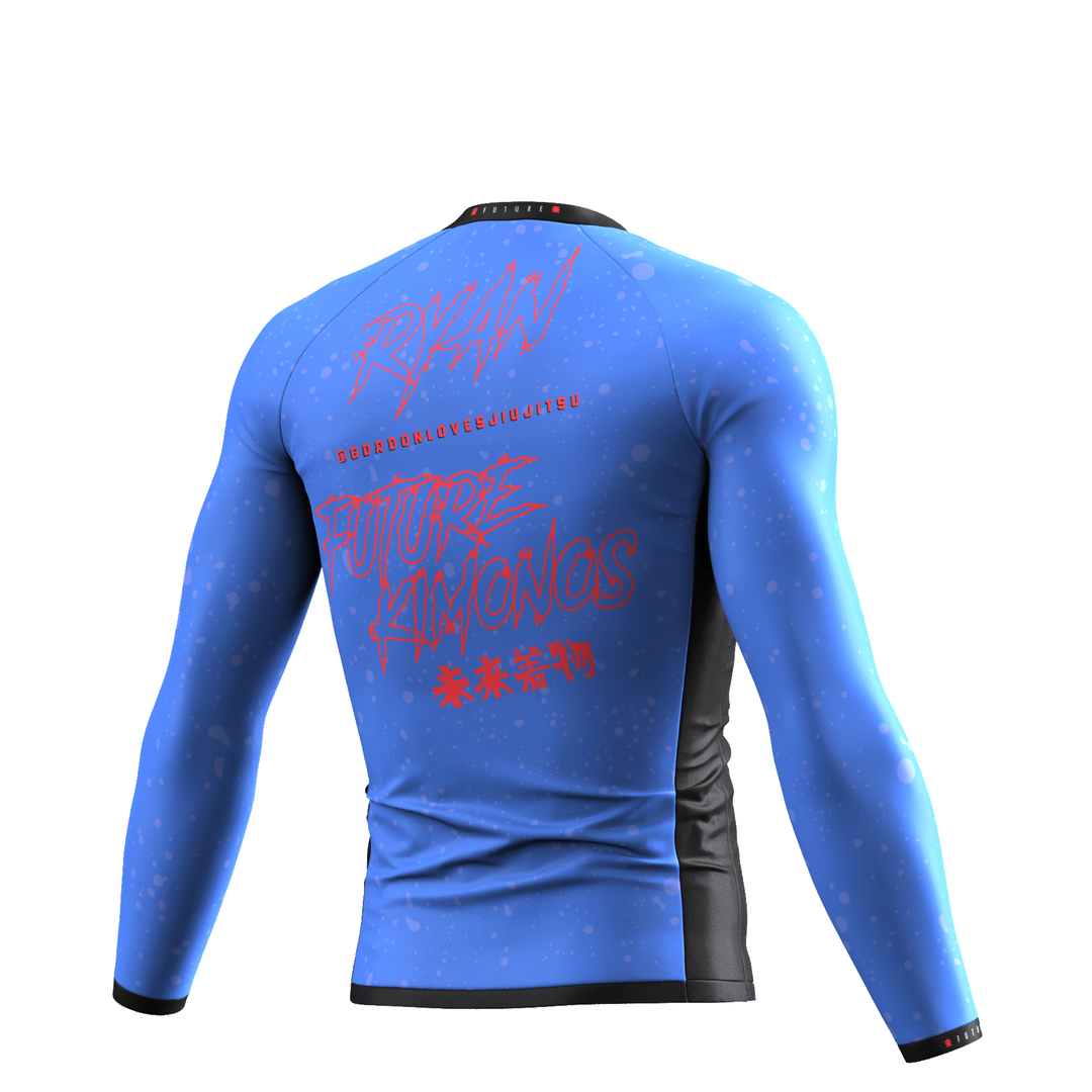 Under Dawg 2.0 - Blue Long Sleeve Rash Guard