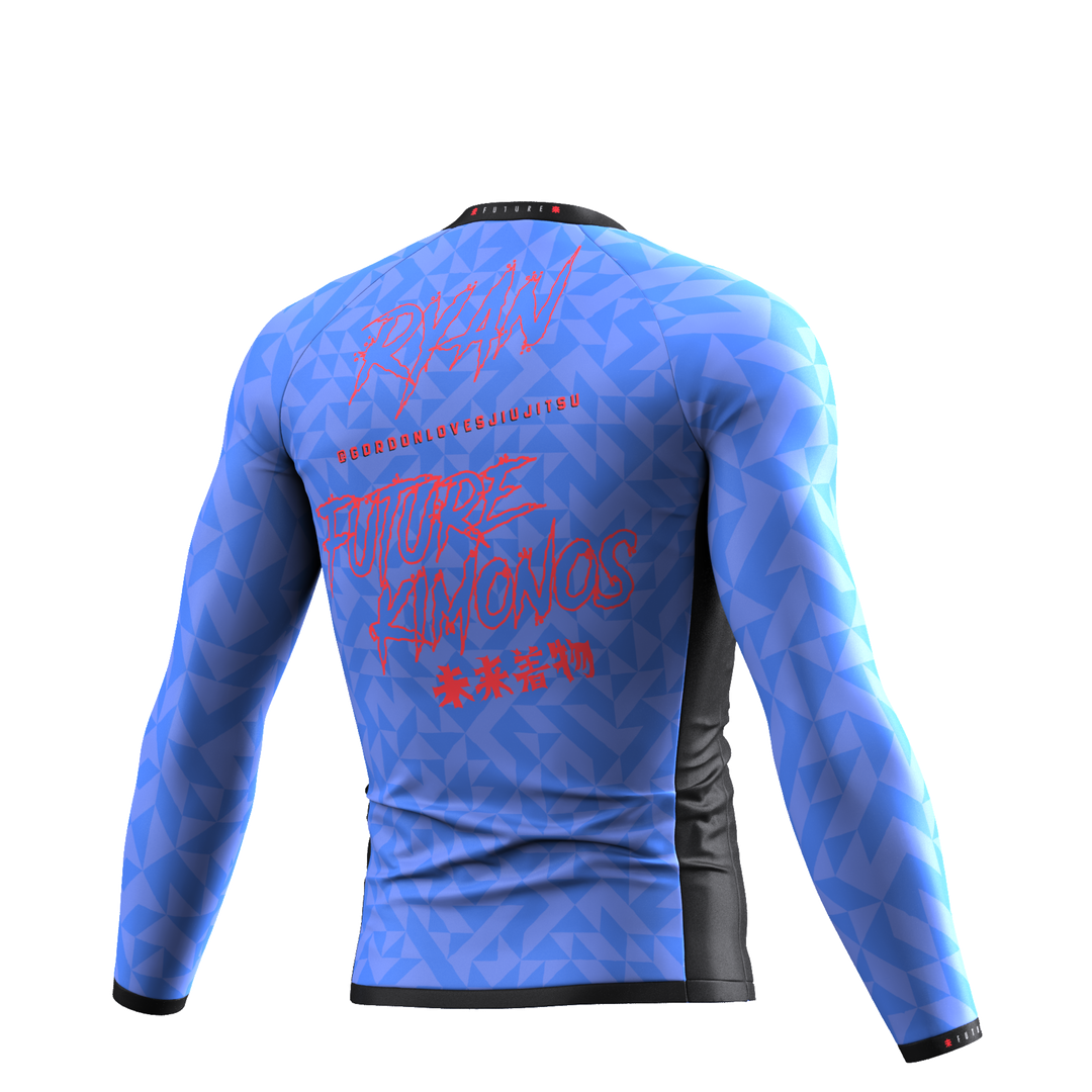 Under Dawg 2.0 - Blue Long Sleeve Rash Guard