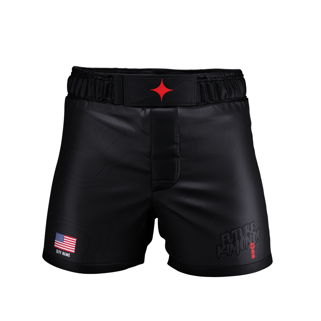 Cosmic Ranked Series - Grey Fight Shorts