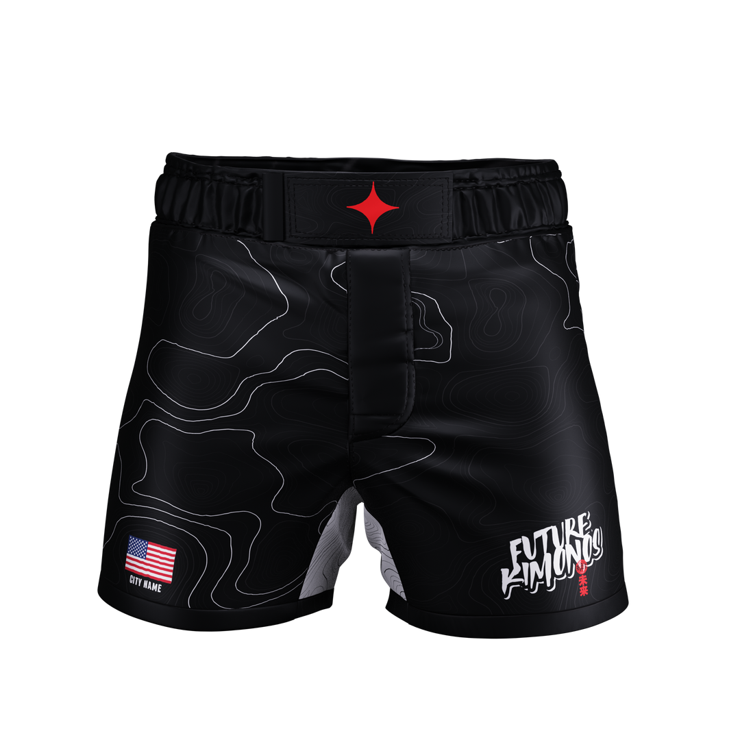 Cosmic Ranked Series - White Fight Shorts