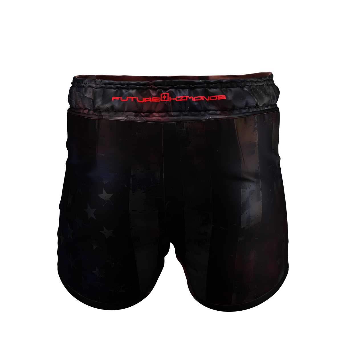 Gordon Ryan ADCC 2024 USA fight shorts, no sponsors, back