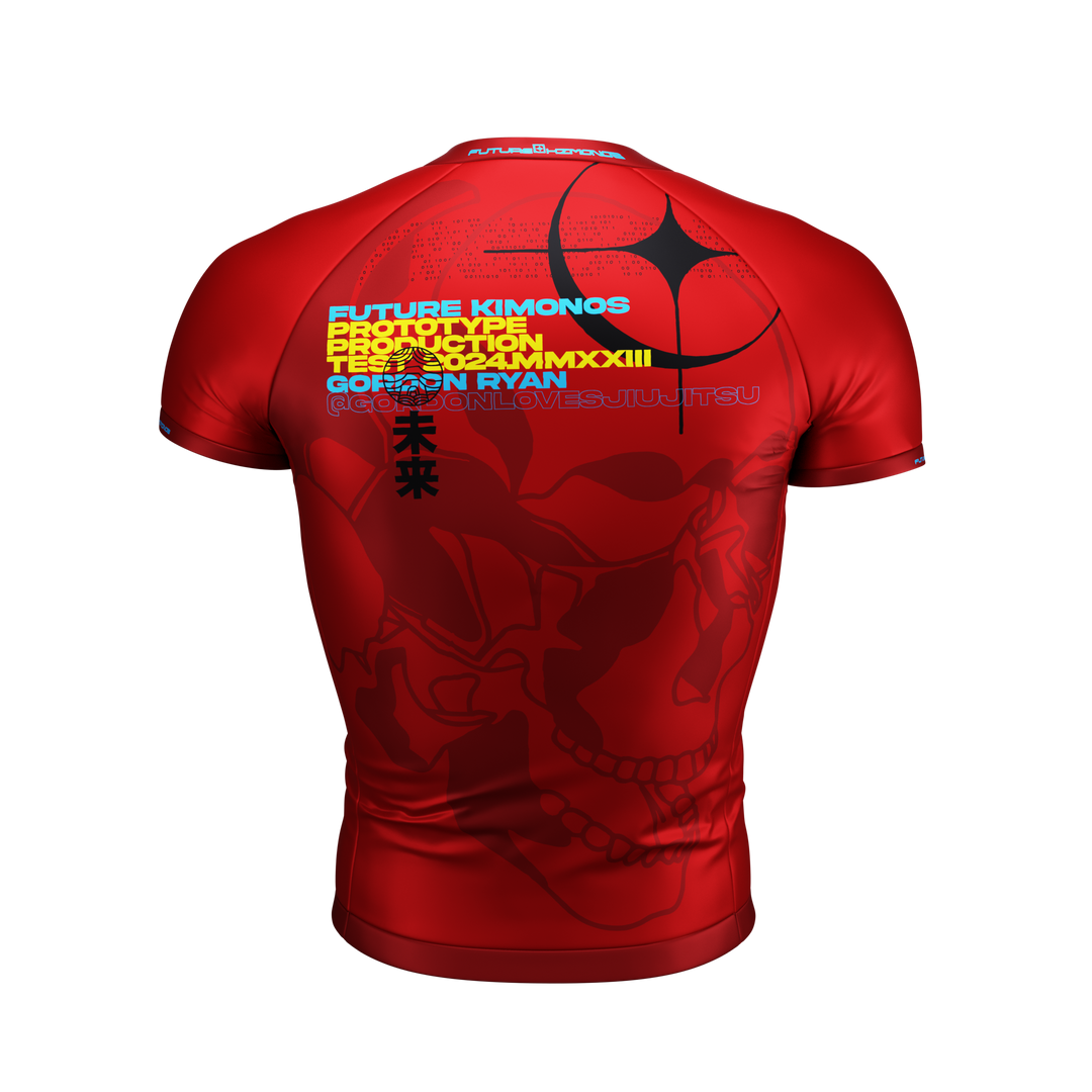 Prototype SUPER-RED - Short Sleeve Rash Guard – EARN THE GLORY