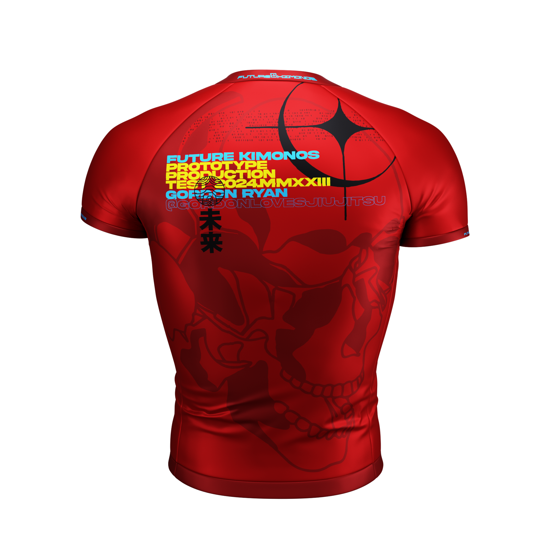 Sponsor Rash Guard Prototype SUPER-RED - Short Sleeve Rash Guard – EARN THE GLORY