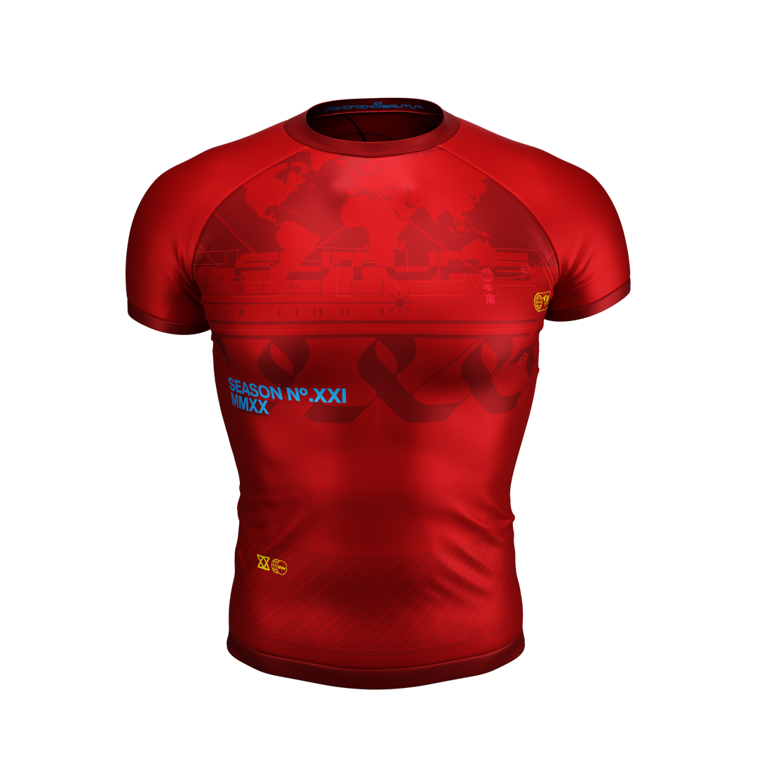 Prototype SUPER-RED - Short Sleeve Rash Guard