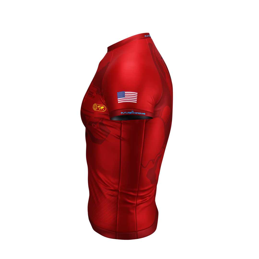 Prototype SUPER-RED - Short Sleeve Rash Guard – EARN THE GLORY