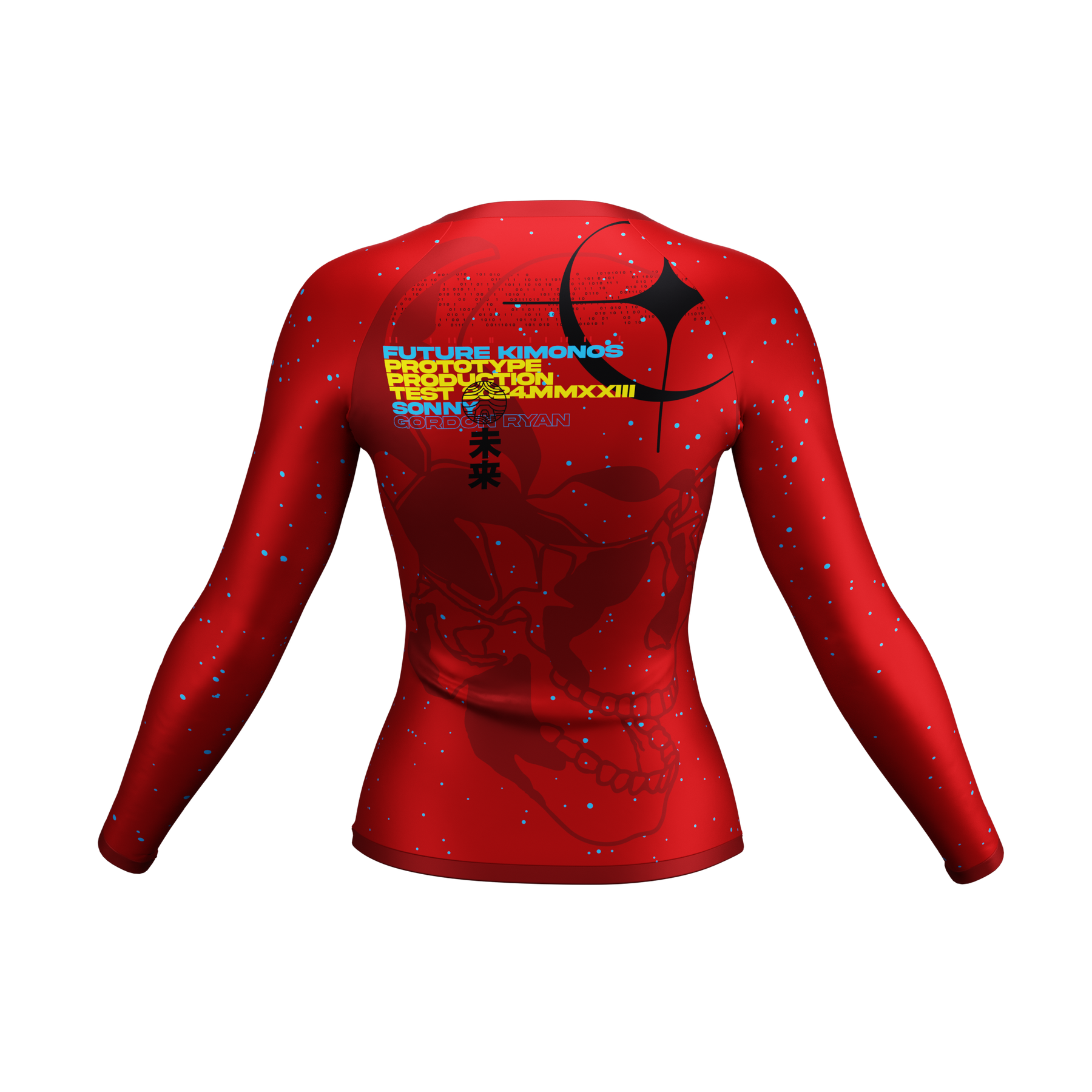 【YOURNUS】Brain Rouge Long Sleeve Prototype Super-Red - Women's Long Sleeve Rash Guard – EARN