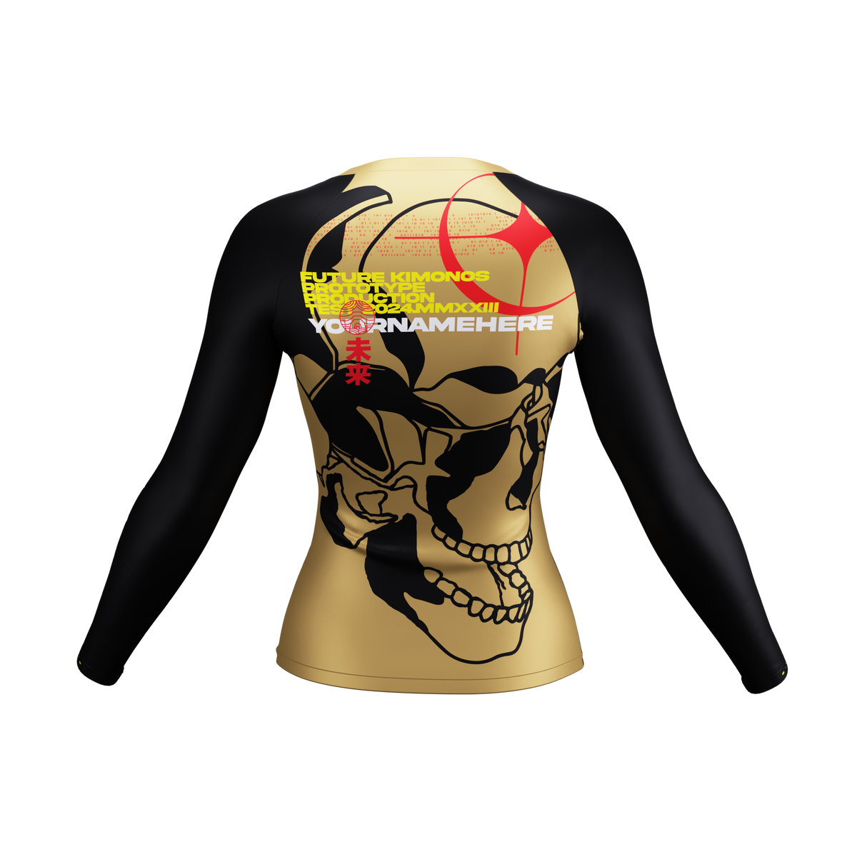 Prototype Series - Gold Women's Long Sleeve Rash Guard – EARN THE GLORY