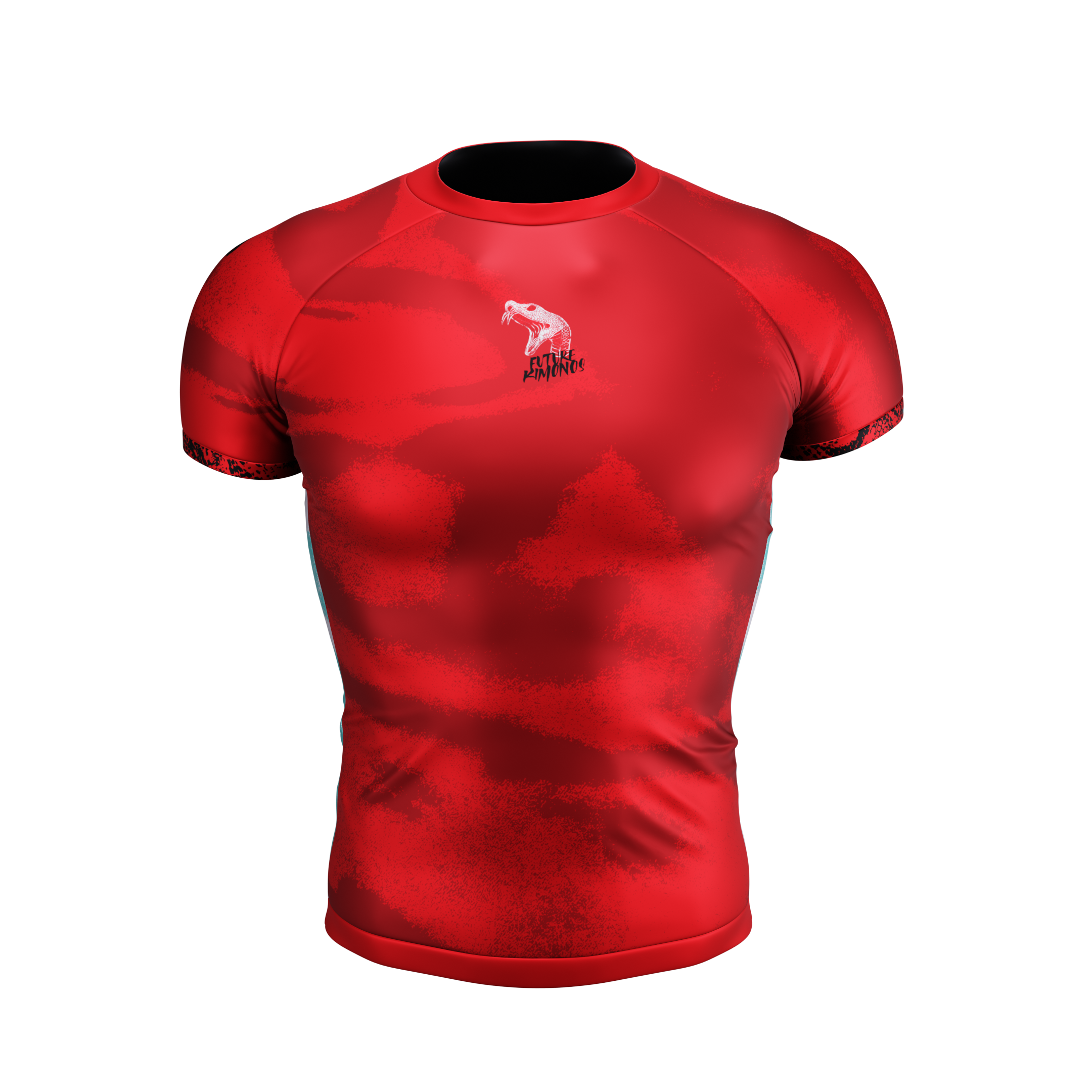 SERPENT CORE - Short Sleeve Rash Guard - Red – EARN THE GLORY