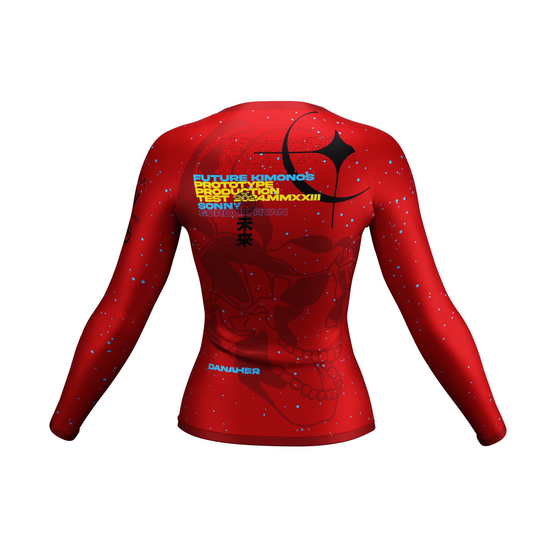 Sponsor Rash Guard Prototype Super-Red - Women's Long Sleeve Rash Guard – EARN THE GLORY