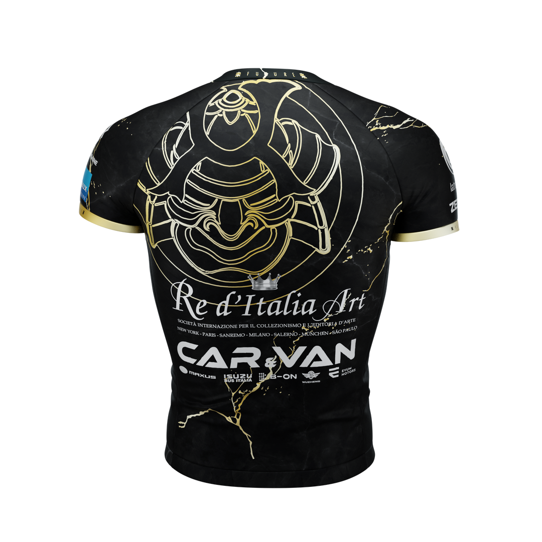 HONOR - Kintsugi Edition - Black Short Sleeve Rash Guard