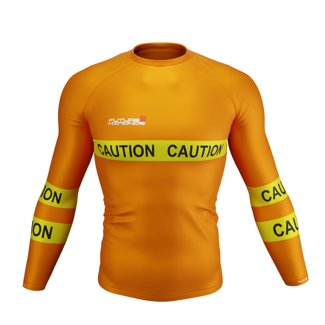 Caution - Long Sleeve Rash Guard