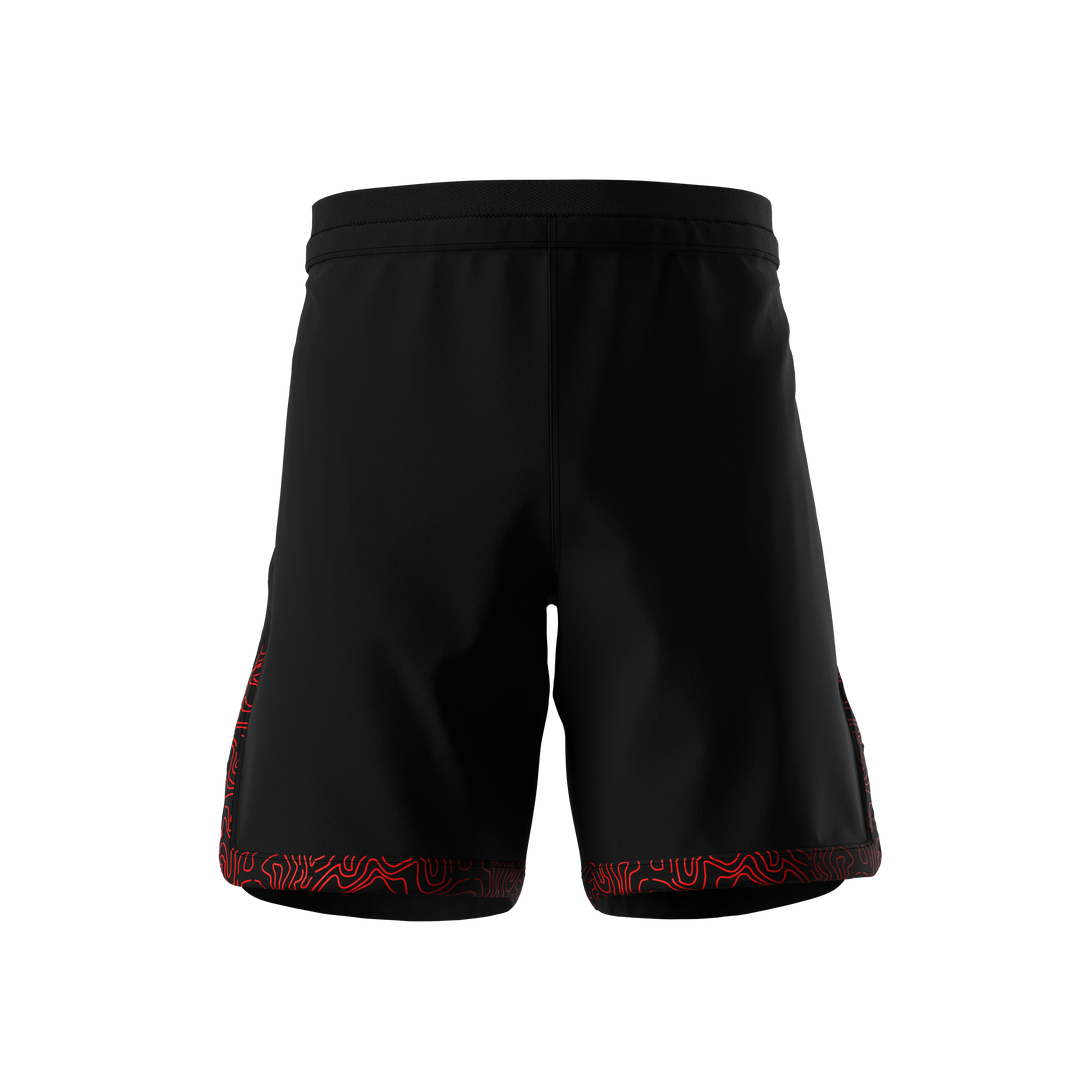 Sub Club - Black/Red Grappling Shorts