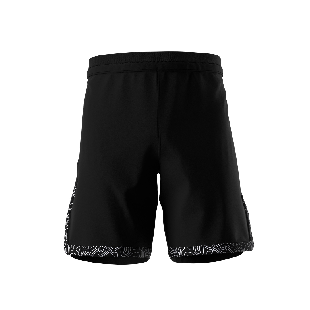 Sub Club - Black/White Grappling Shorts