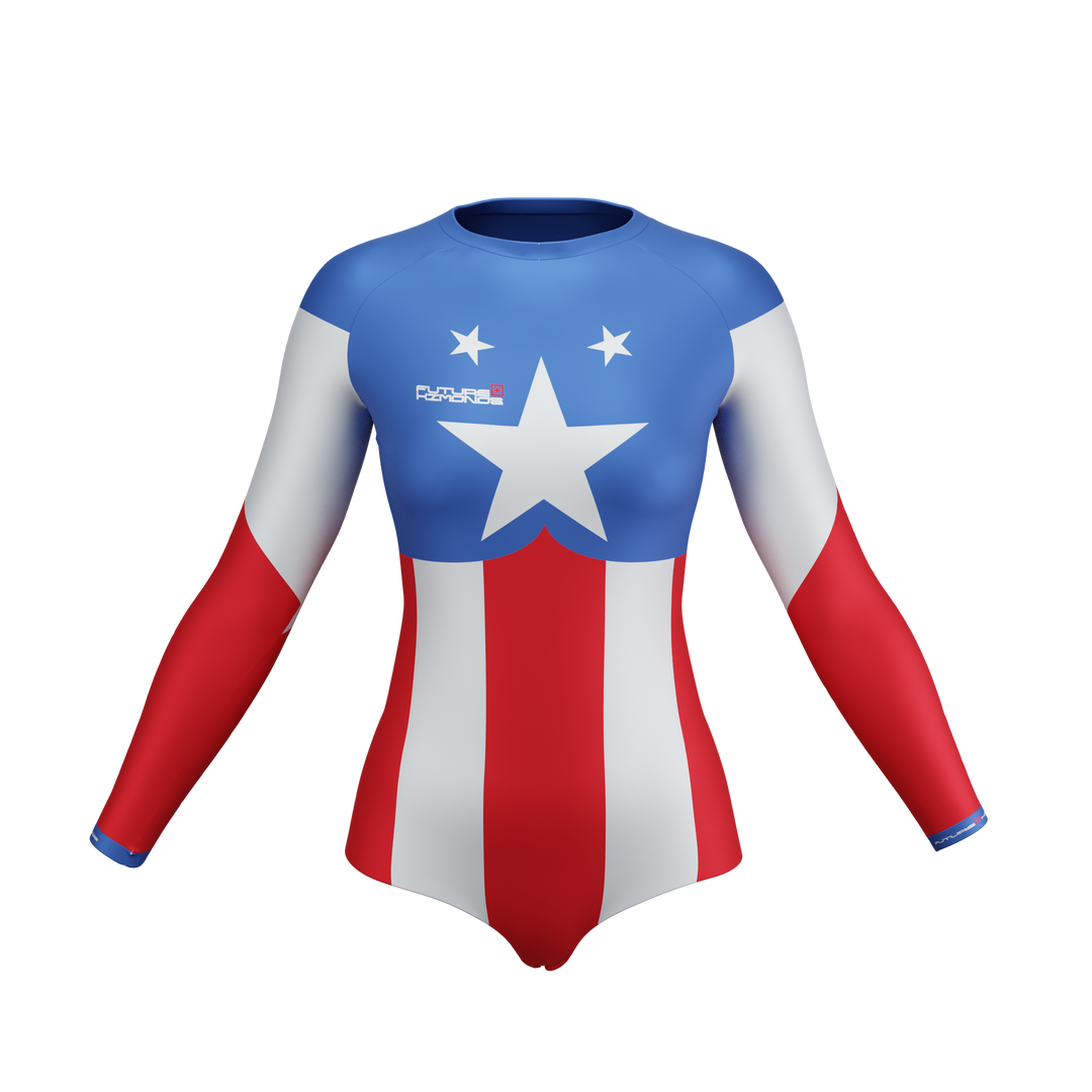 Captain - Long Sleeve Womens Sports Rash Guard